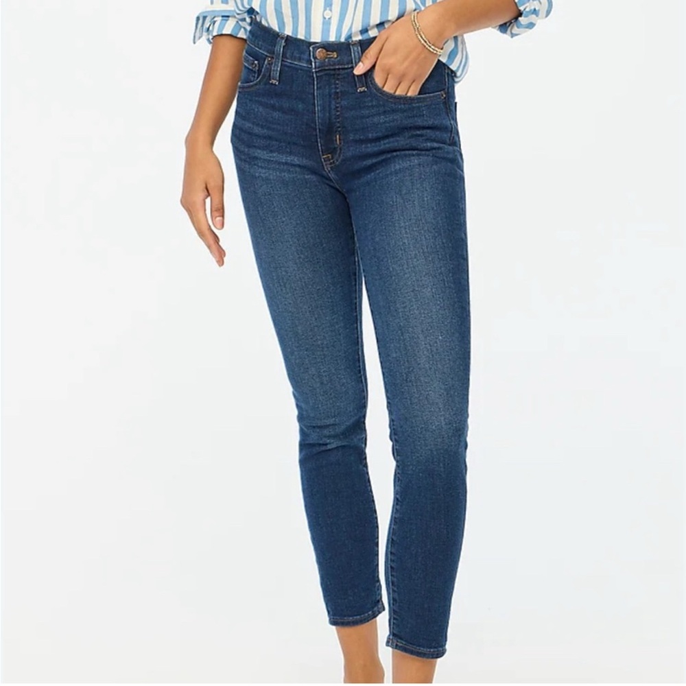 JCrew 9" mid-rise skinny jean in signature stretch Size 28 Tall
